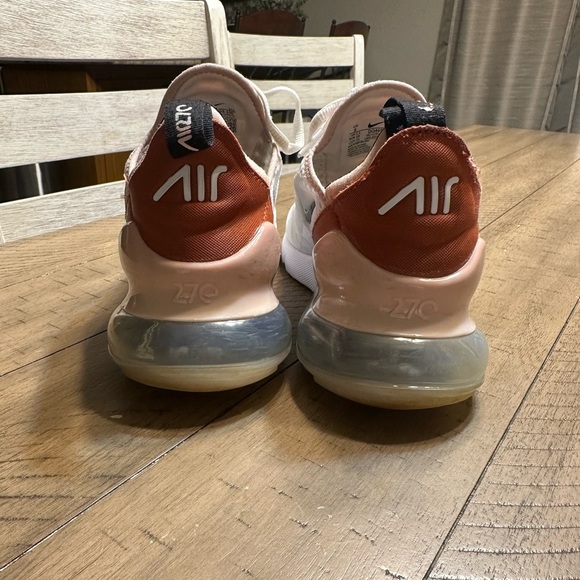 Nike Air Max 270 White Burnt Sunrise Size 8 - Picture 3 of 9